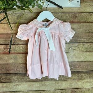 C.I. Castro 80’s VINTAGE Pink Sailor Dress Size 3 Months